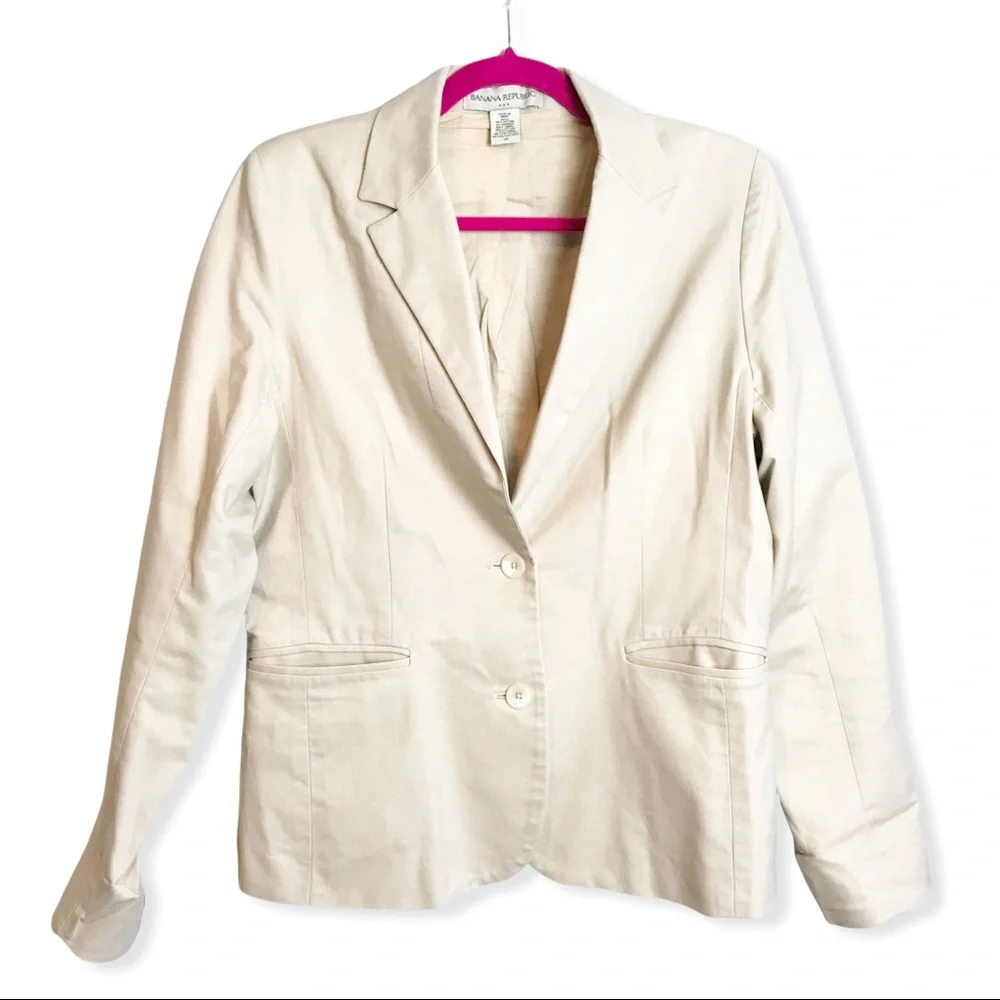Banana Republic Tan Blazer Jacket - Picture 1 of 5